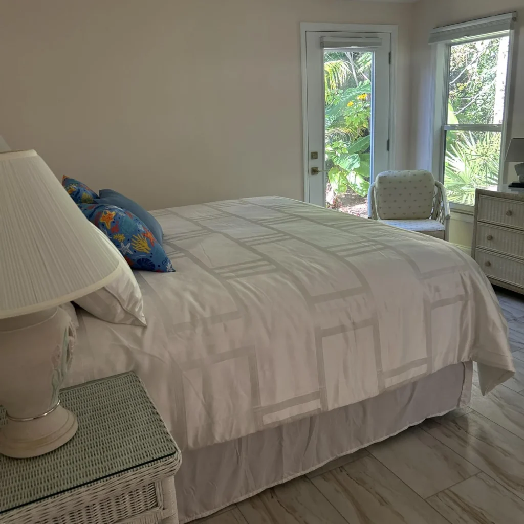 Beige bedroom refresh carried out by Regalbuto Contractors