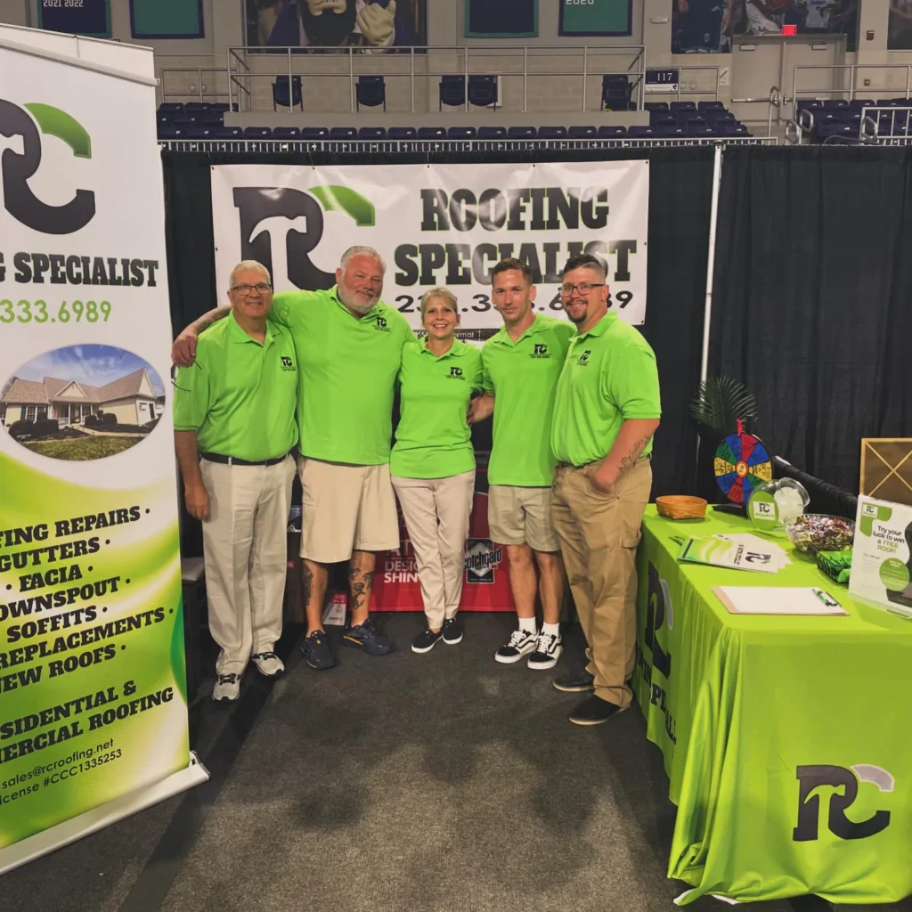 Regalbuto Contractors crew at a convention where people can learn more about them